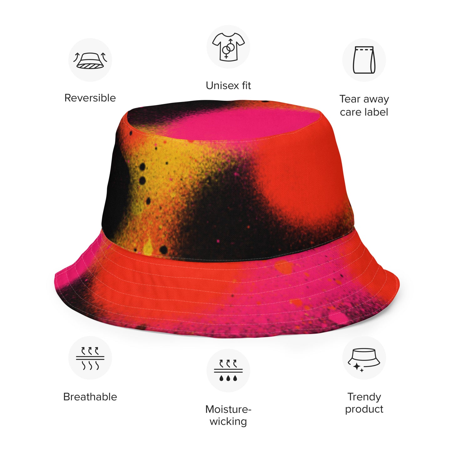 Reversible bucket hat, men, women fashion style, gift, birthday