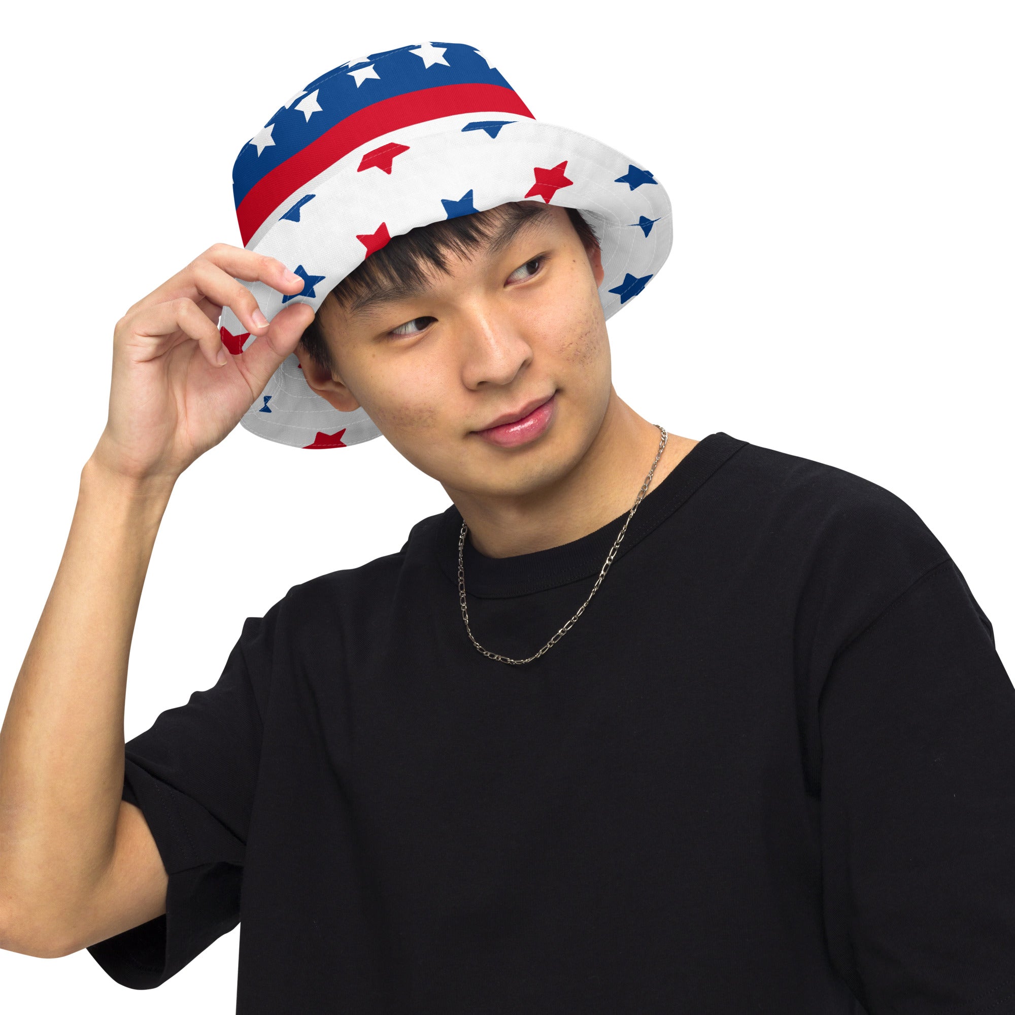 American flag sales bucket hat