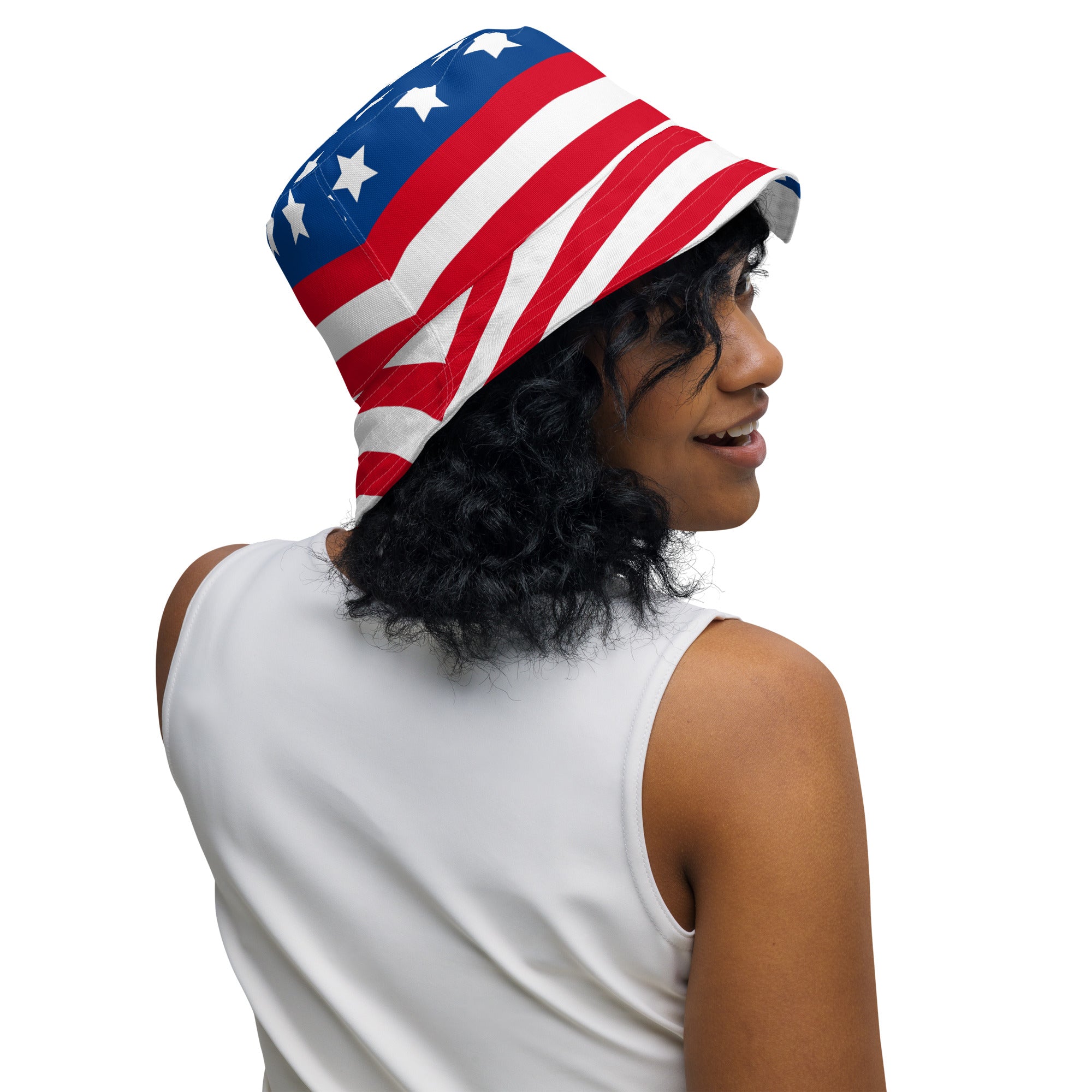 American flag hot sale bucket hat